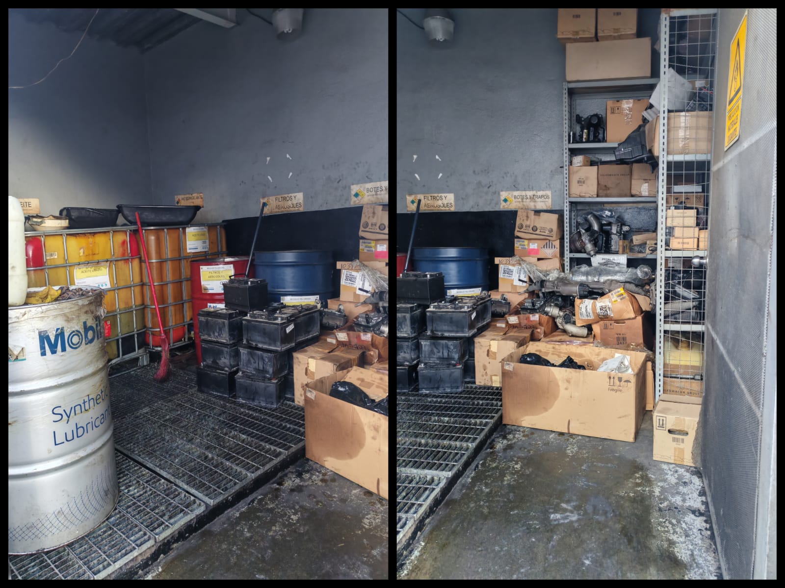 ATRP — Almacén Temporal Residuos Peligrosos (vista interior)